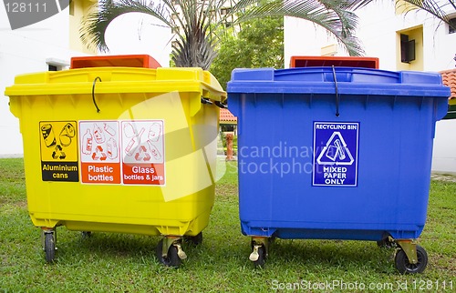 Image of Trash bins