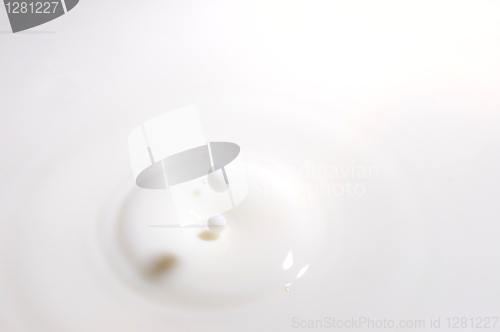 Image of milk drop