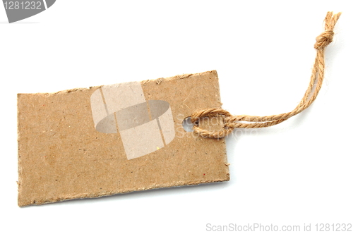 Image of blank price tag