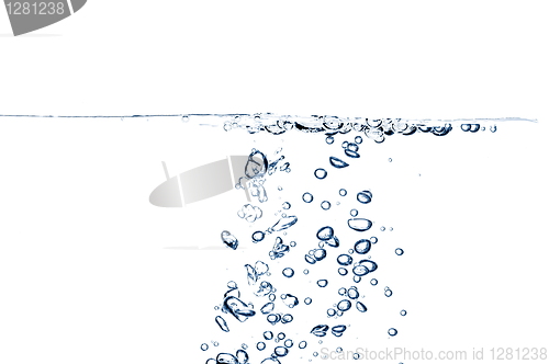 Image of fresh water with bubbles