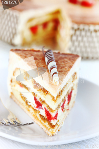 Image of Tiramisu birthday cake