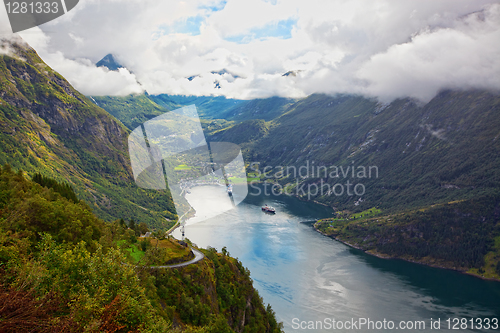 Image of View of Geiranger