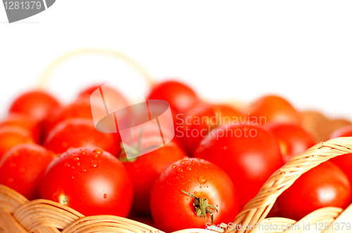 Image of Tomatoes in Basket