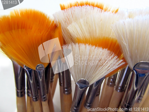 Image of Artistic Painting Brush Display