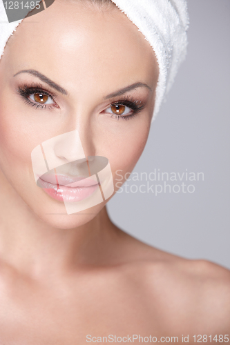 Image of Wrapped in towel