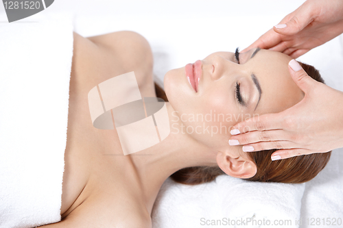 Image of Lying on spa bed