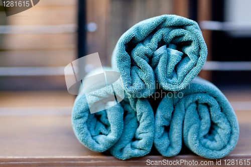 Image of spa towels