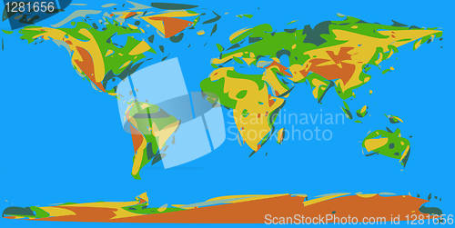 Image of world map