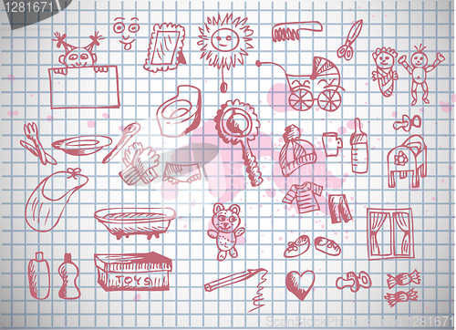 Image of small baby icons