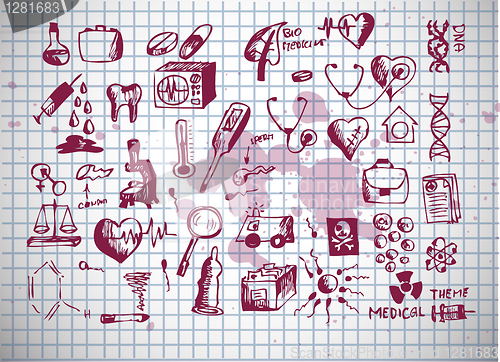 Image of healthcare and medical icons