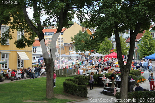 Image of Market place at Drøbak