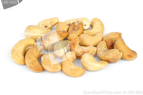 Image of Some roasted cashew nuts