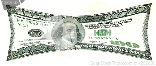 Image of Pressurized 100 US Dollar Bill