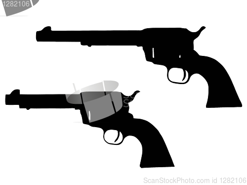 Image of Weapons Silhouette Collection - Firearms