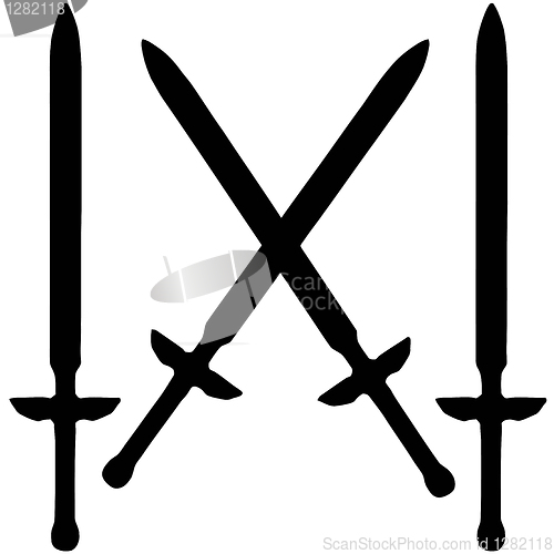 Image of Weapons Silhouette Collection - Swords