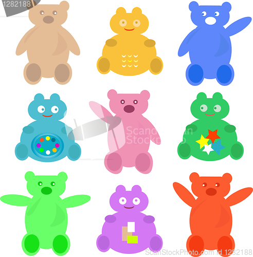 Image of set cute cartoon animals wallpaper