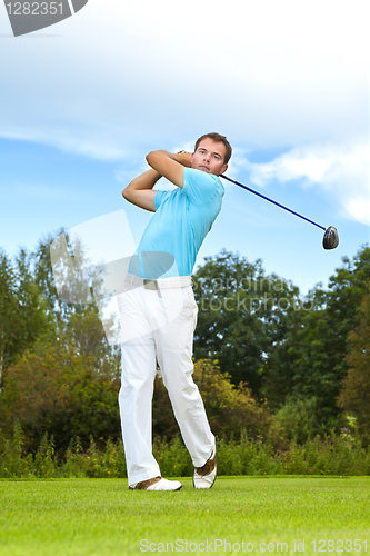 Image of golf player