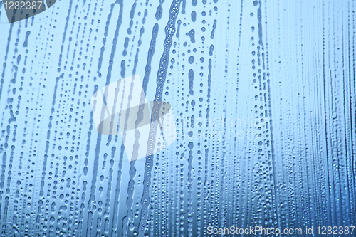 Image of foam on the glass