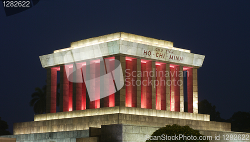 Image of The Ho Chi Minh Mausoleum in Hanoi, Vietnam