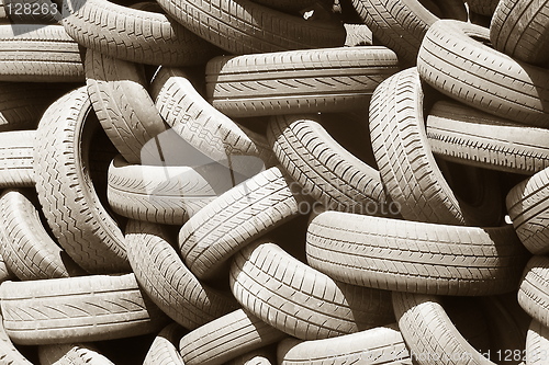 Image of old tires