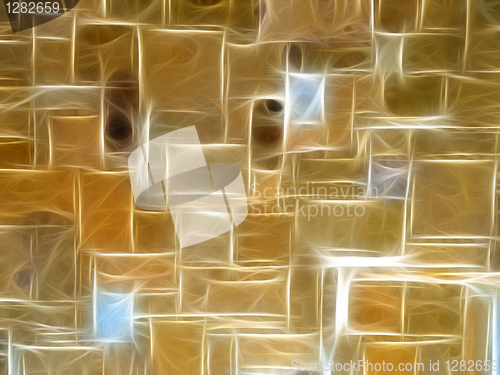 Image of Golden Stone Wall Background