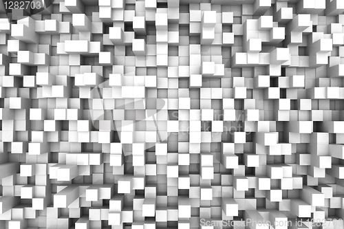 Image of White cubes