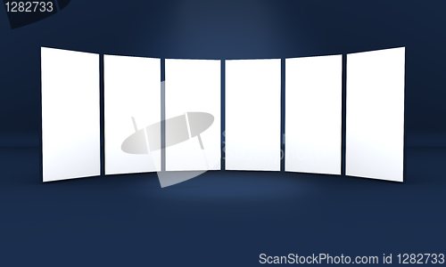 Image of White screens