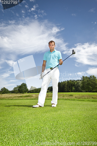 Image of golf player