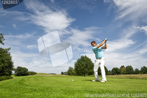 Image of golf player