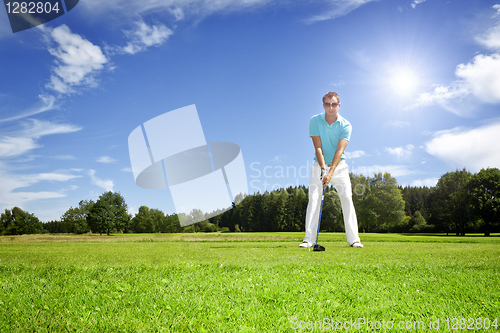 Image of golf player