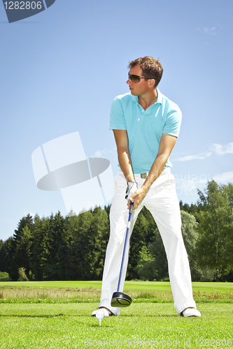 Image of golf player