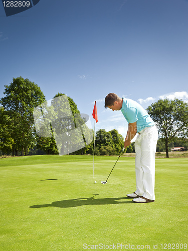 Image of golf player