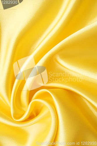 Image of Smooth elegant golden silk can use as background 