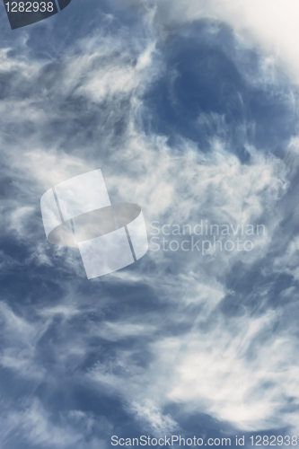 Image of Light white clouds