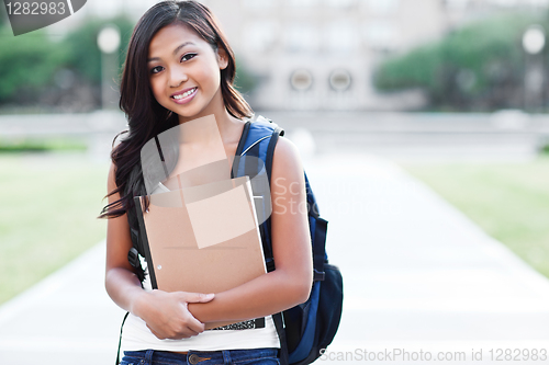 Image of Asian college student