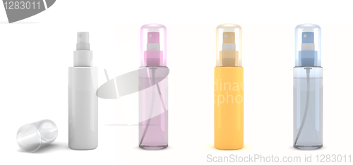 Image of Bottles of perfume