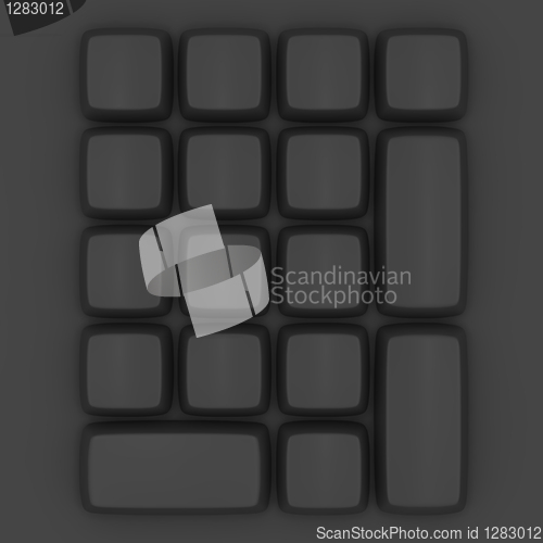 Image of Black keypad