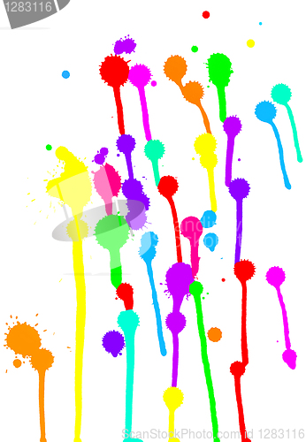 Image of colorful blots