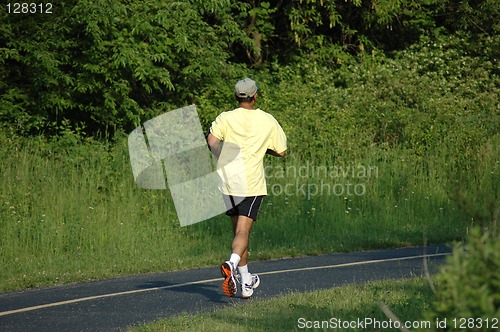 Image of Lone jogger