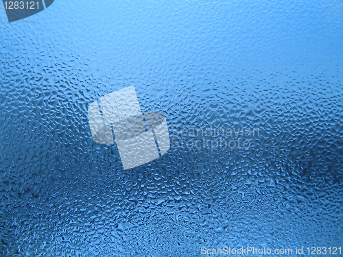 Image of Water drops on glass