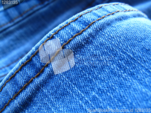 Image of blue jeans background