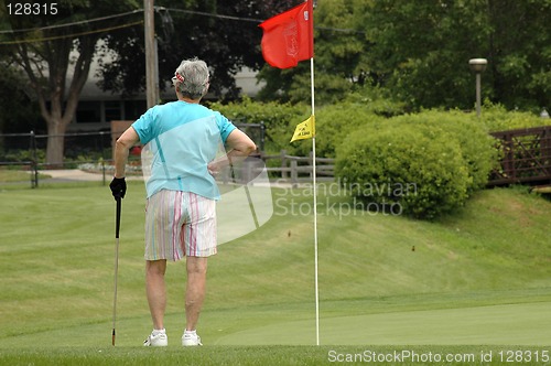 Image of Waiting to putt