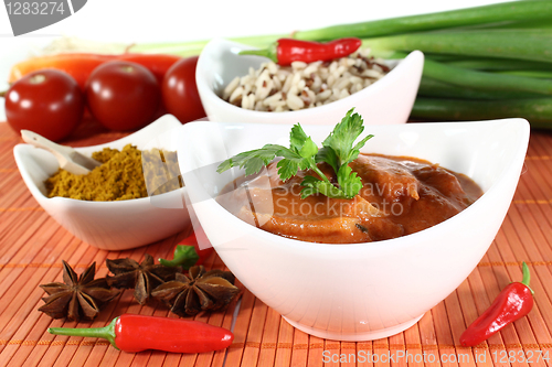 Image of red curry