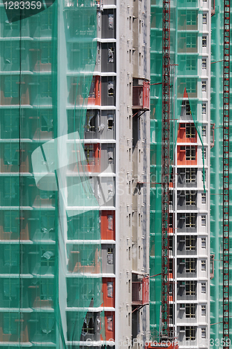 Image of Construction site of private apartments 