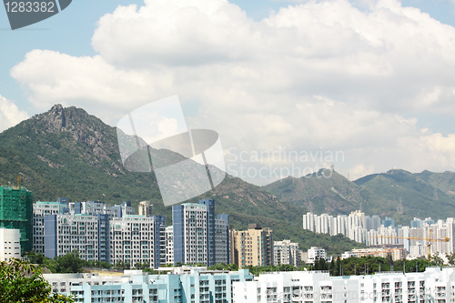Image of crowded buildings
