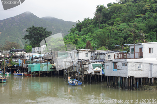 Image of Tai O fishing village in Hong Kong 