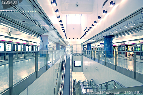 Image of train station platform