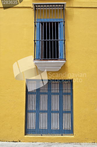 Image of Windows with bars.