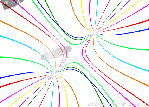 Image of abstract color lines