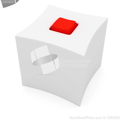 Image of Box with red key